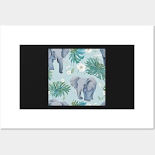 Cute Baby Elephants Blanket, Tote Bag, etc. Posters and Art